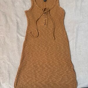 Forever 21 Camel Knit Top